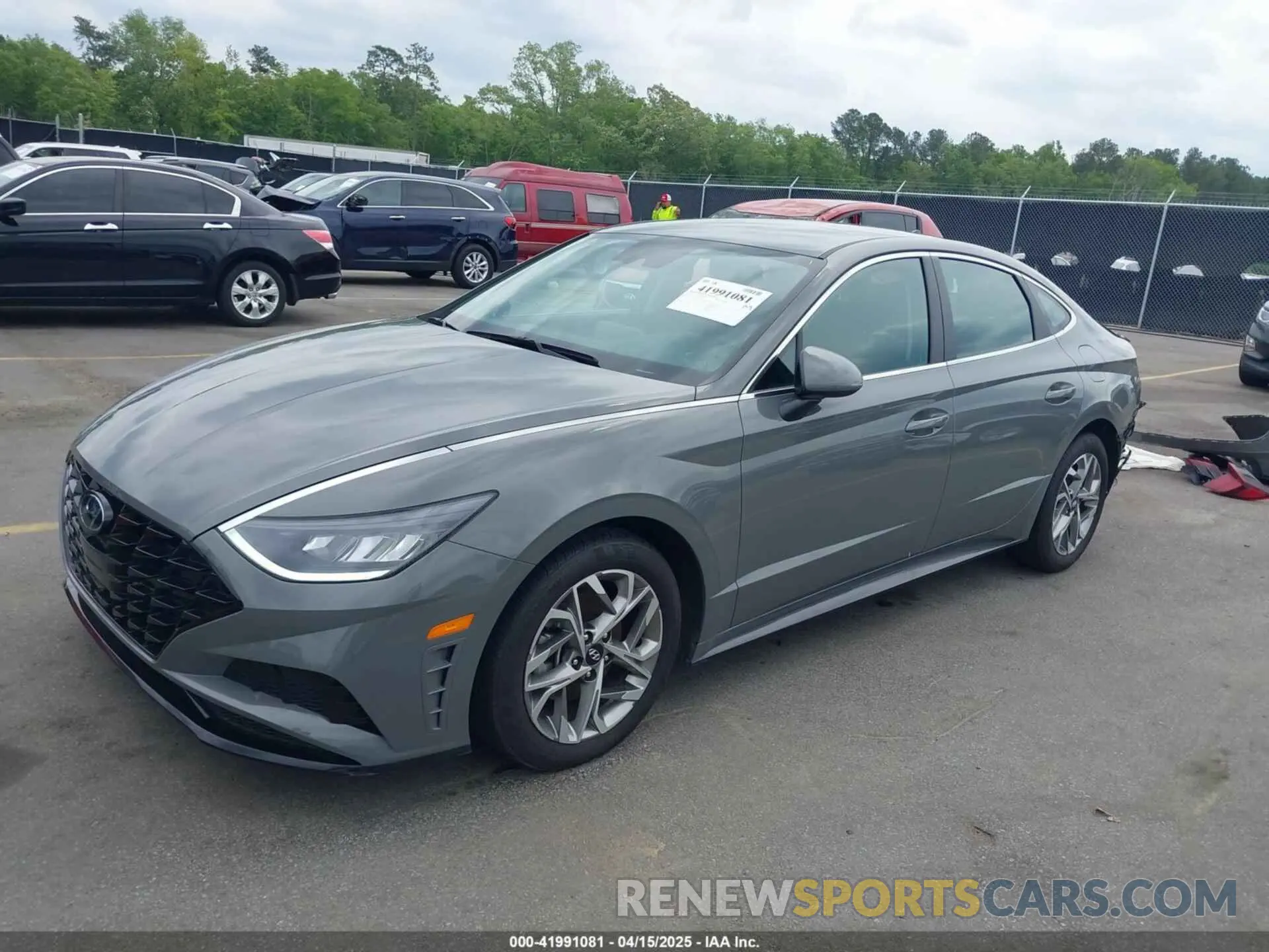 2 Photograph of a damaged car KMHL64JA4MA150733 HYUNDAI SONATA 2021