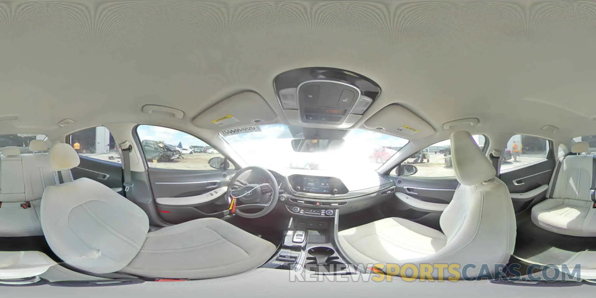 14 Photograph of a damaged car KMHL64JA5MA152393 HYUNDAI SONATA 2021