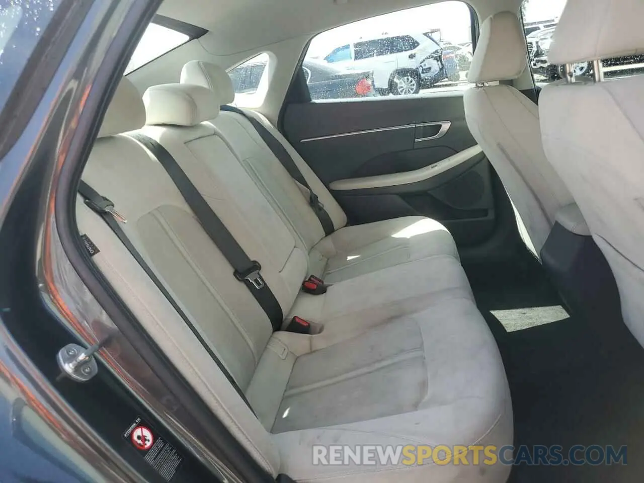 10 Photograph of a damaged car KMHL64JA6MA155027 HYUNDAI SONATA 2021