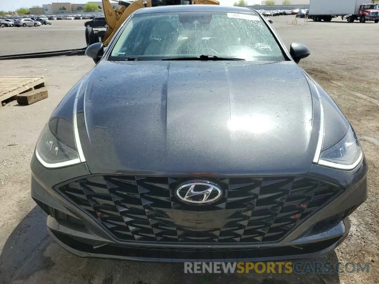 5 Photograph of a damaged car KMHL64JA6MA155027 HYUNDAI SONATA 2021