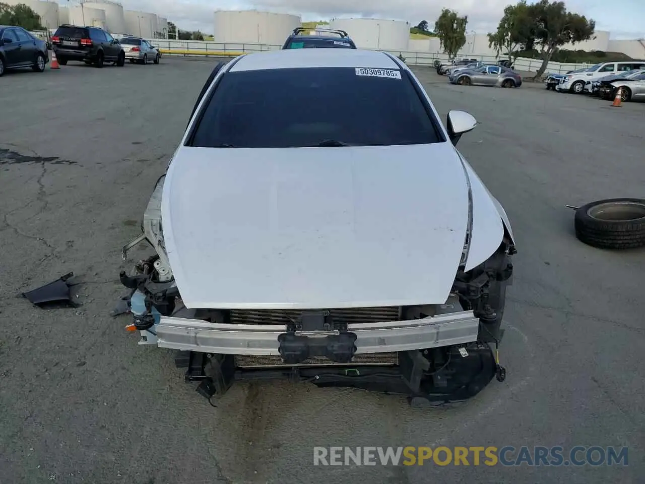 5 Photograph of a damaged car KMHL64JA6MA159305 HYUNDAI SONATA 2021