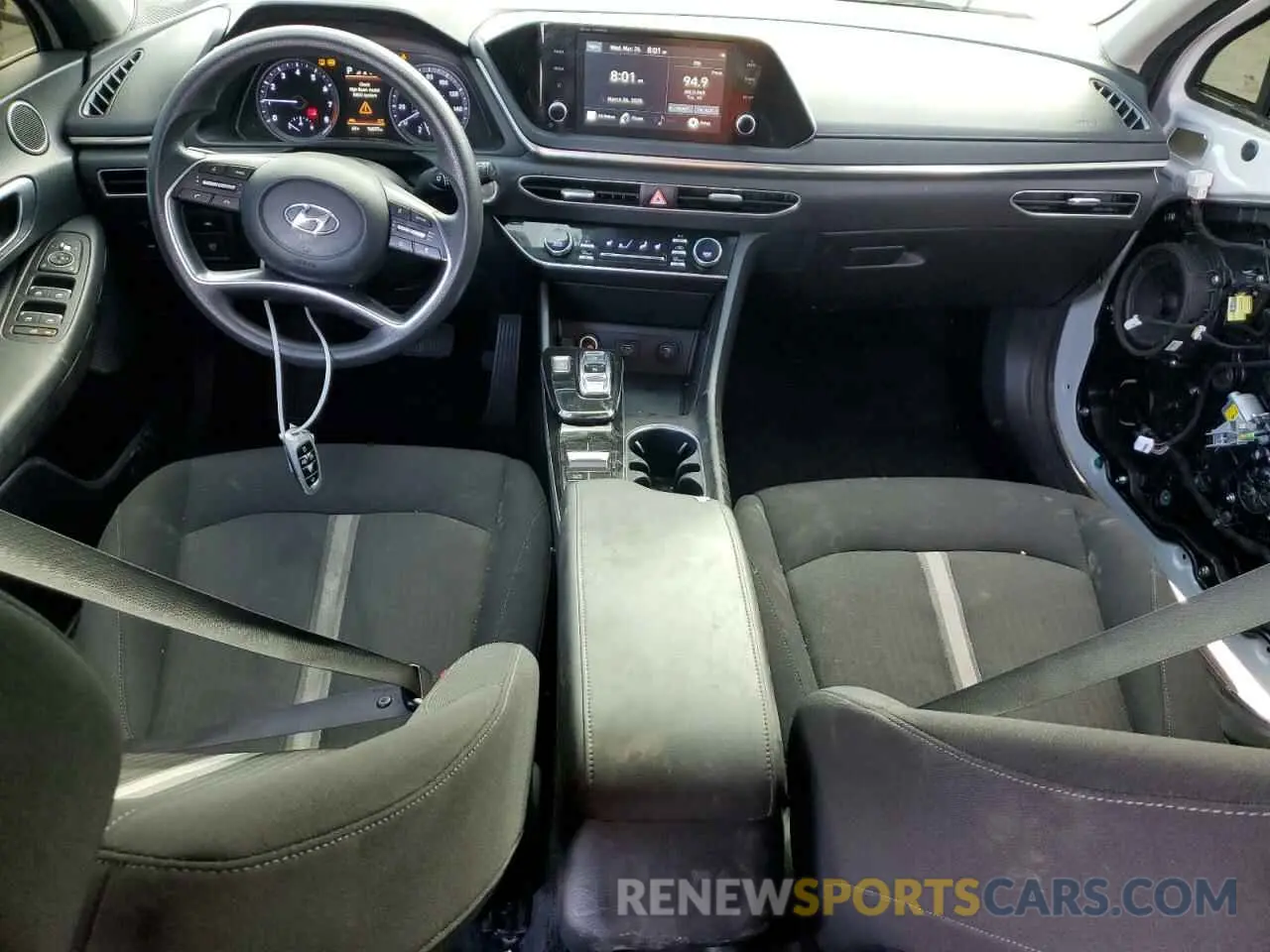 8 Photograph of a damaged car KMHL64JA6MA159305 HYUNDAI SONATA 2021
