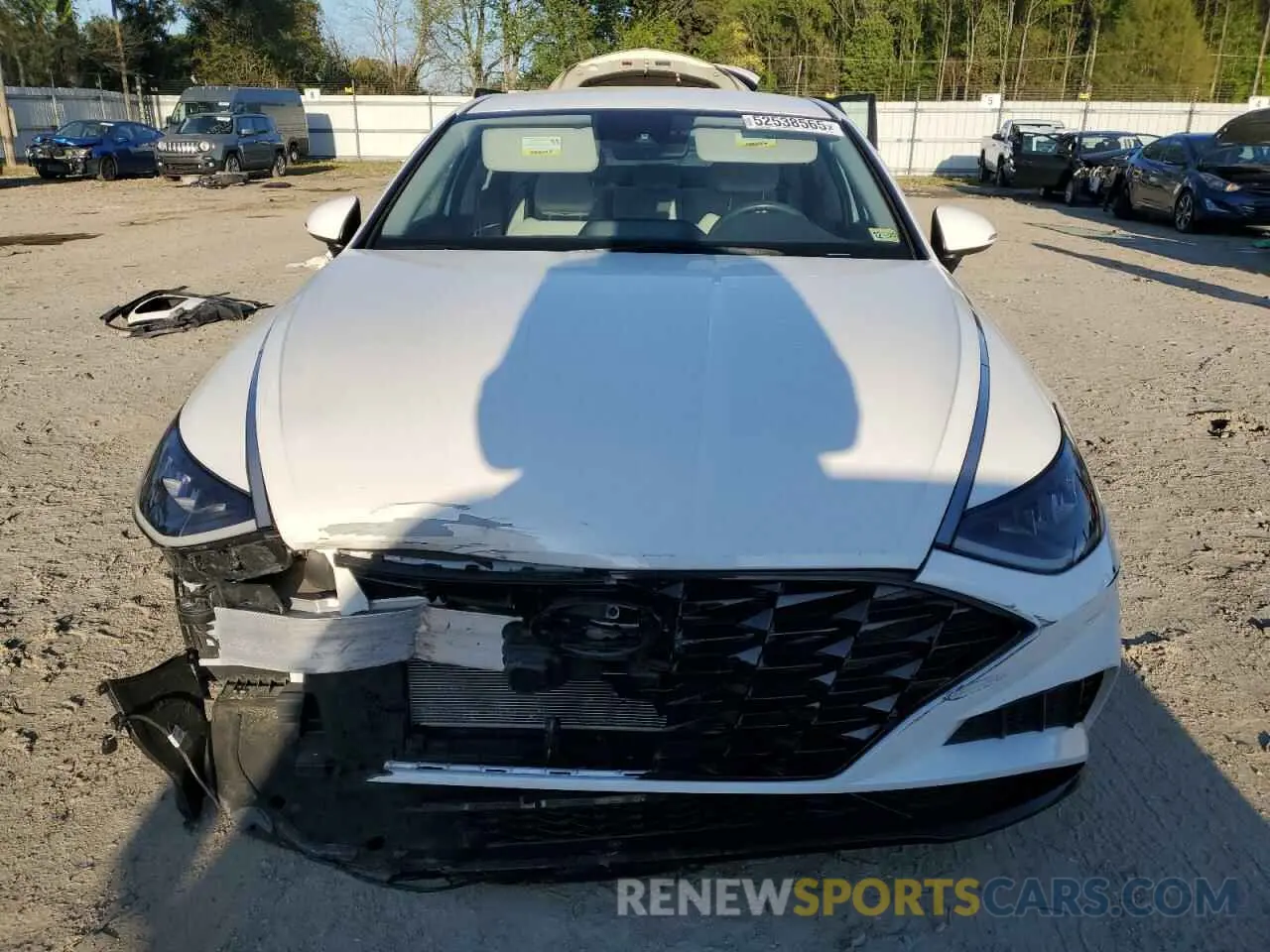 5 Photograph of a damaged car KMHL64JA6MA166187 HYUNDAI SONATA 2021
