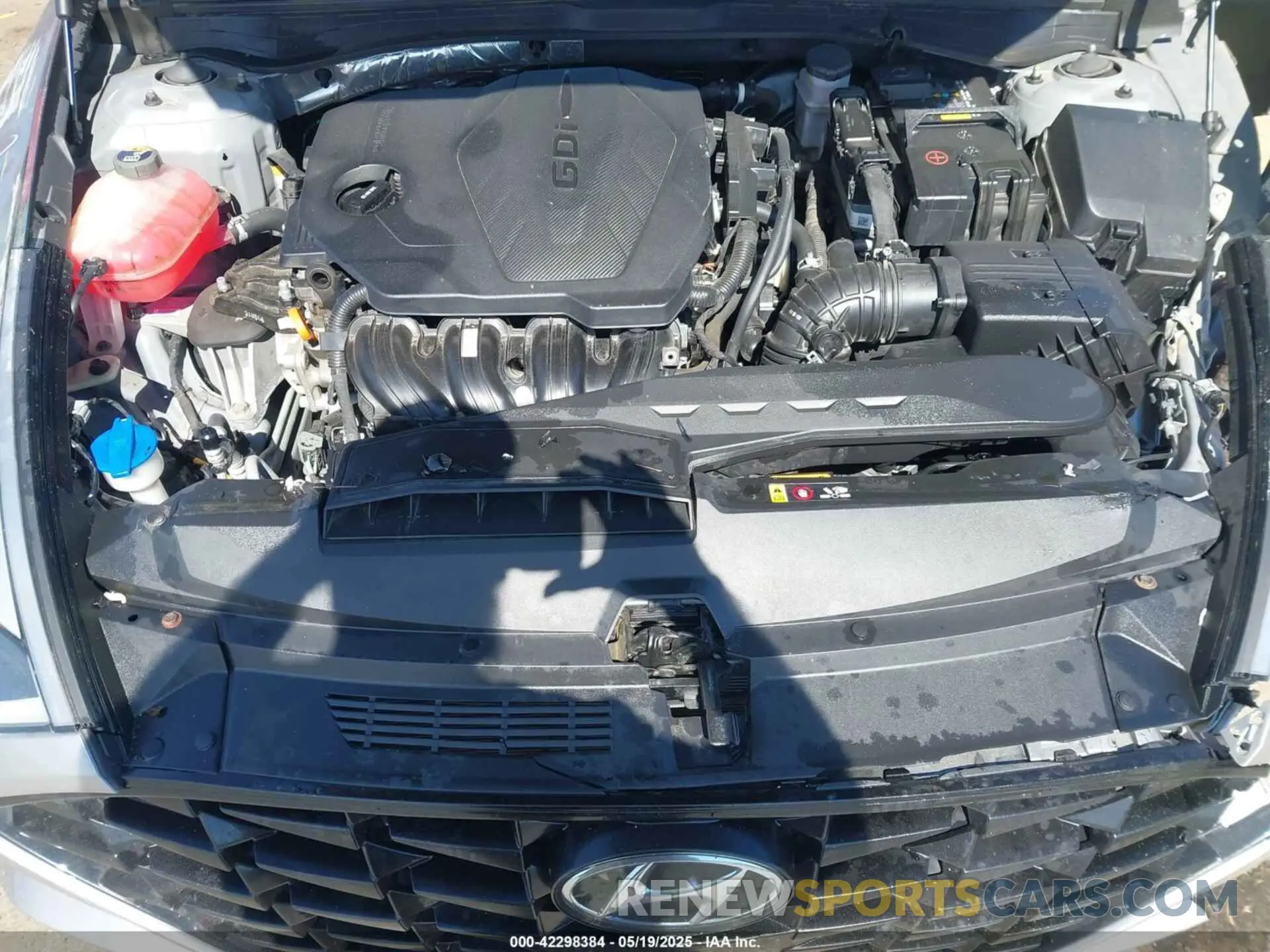 10 Photograph of a damaged car KMHL64JA8MA148743 HYUNDAI SONATA 2021