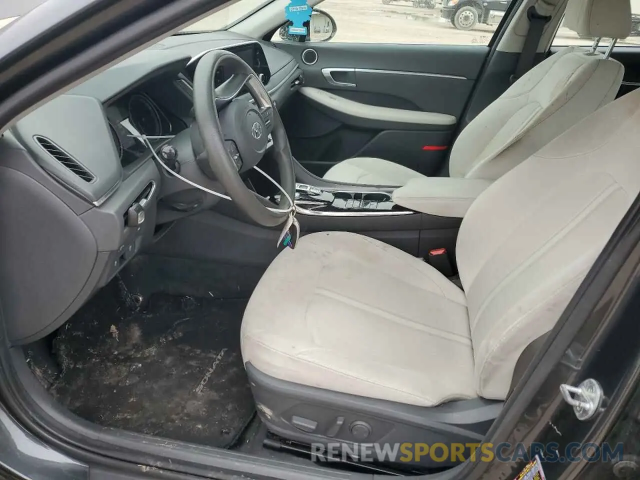 7 Photograph of a damaged car KMHL64JA8MA160908 HYUNDAI SONATA 2021