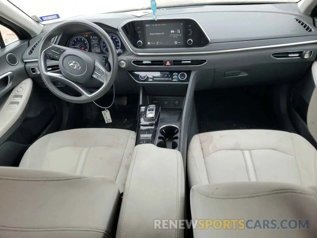 8 Photograph of a damaged car KMHL64JA8MA160908 HYUNDAI SONATA 2021