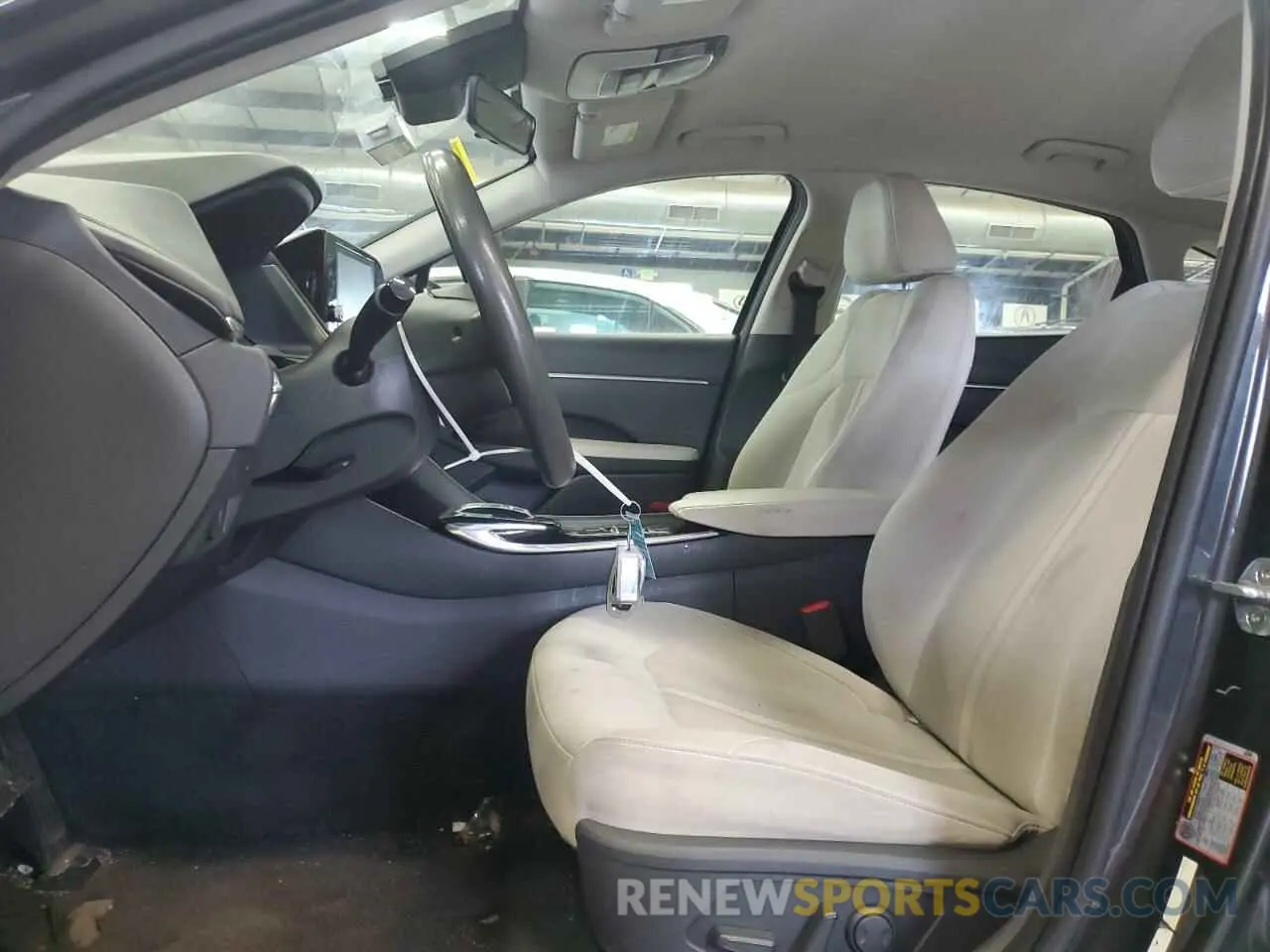 7 Photograph of a damaged car KMHL64JA8MA167065 HYUNDAI SONATA 2021