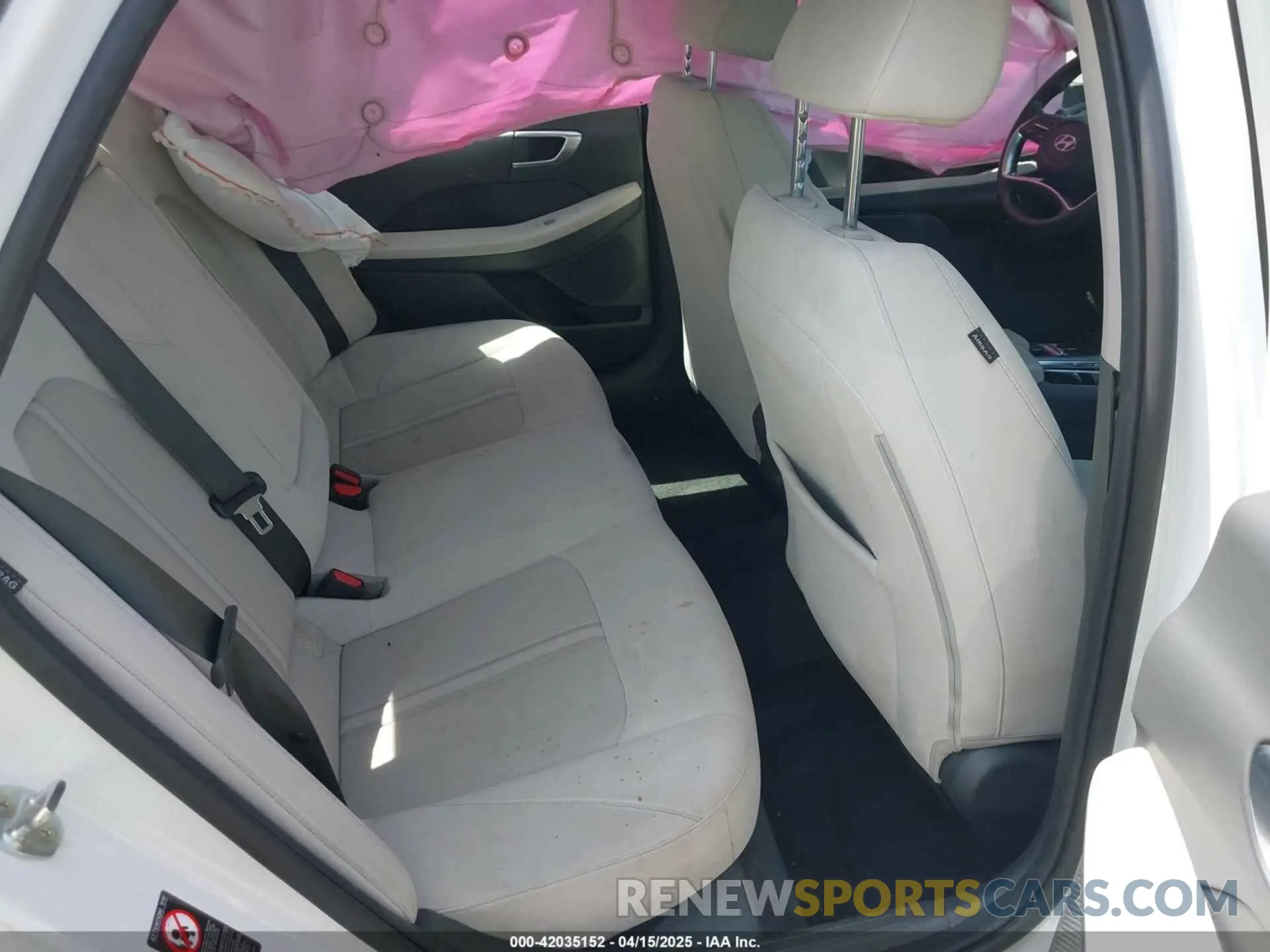 8 Photograph of a damaged car KMHL64JA9MA155197 HYUNDAI SONATA 2021