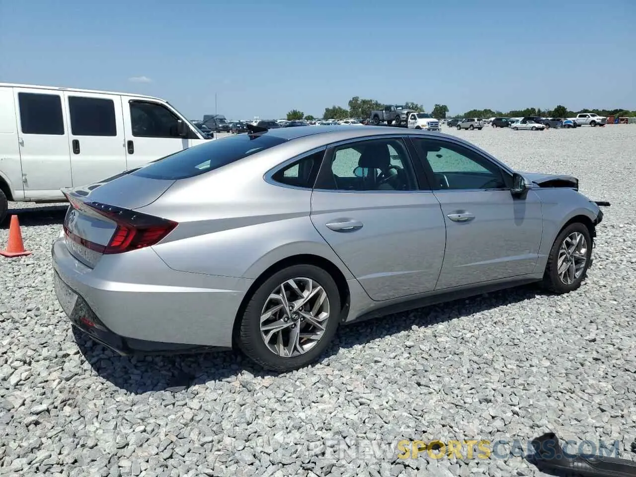3 Photograph of a damaged car KMHL64JAXMA145522 HYUNDAI SONATA 2021