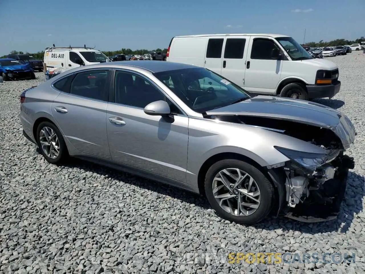 4 Photograph of a damaged car KMHL64JAXMA145522 HYUNDAI SONATA 2021