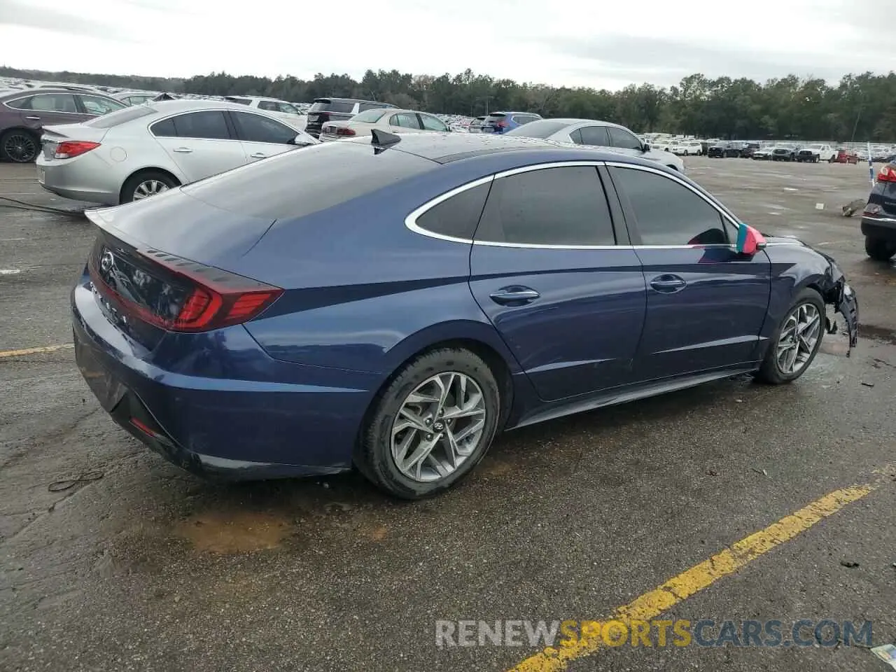 3 Photograph of a damaged car 5NPEF4JA7NH134016 HYUNDAI SONATA 2022