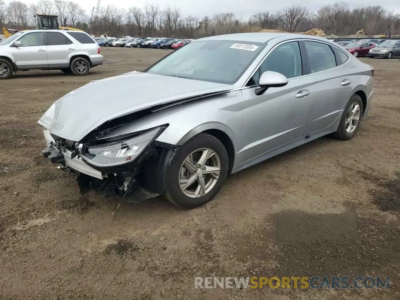 1 Photograph of a damaged car 5NPEG4JA0NH133593 HYUNDAI SONATA 2022