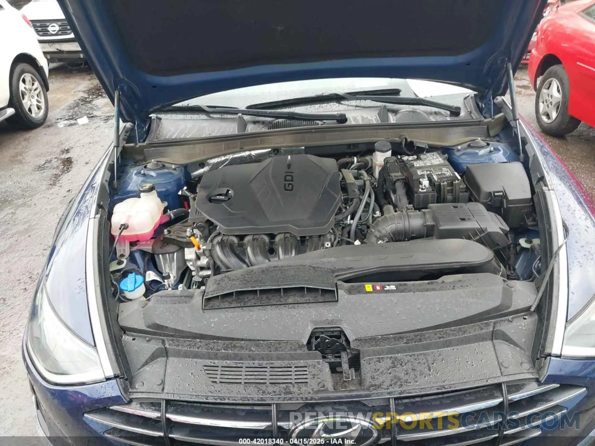 10 Photograph of a damaged car 5NPEG4JA3NH146189 HYUNDAI SONATA 2022