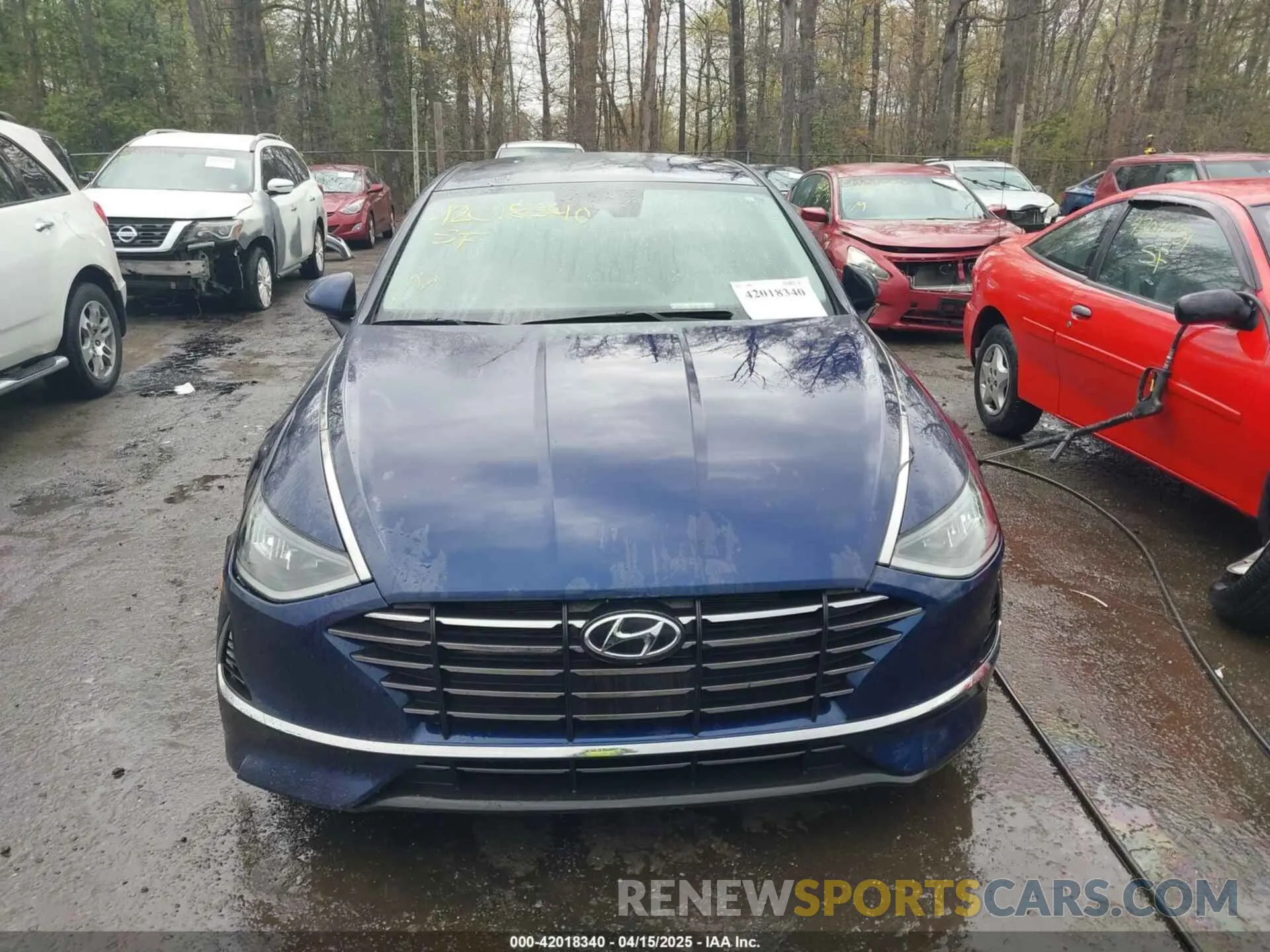 12 Photograph of a damaged car 5NPEG4JA3NH146189 HYUNDAI SONATA 2022