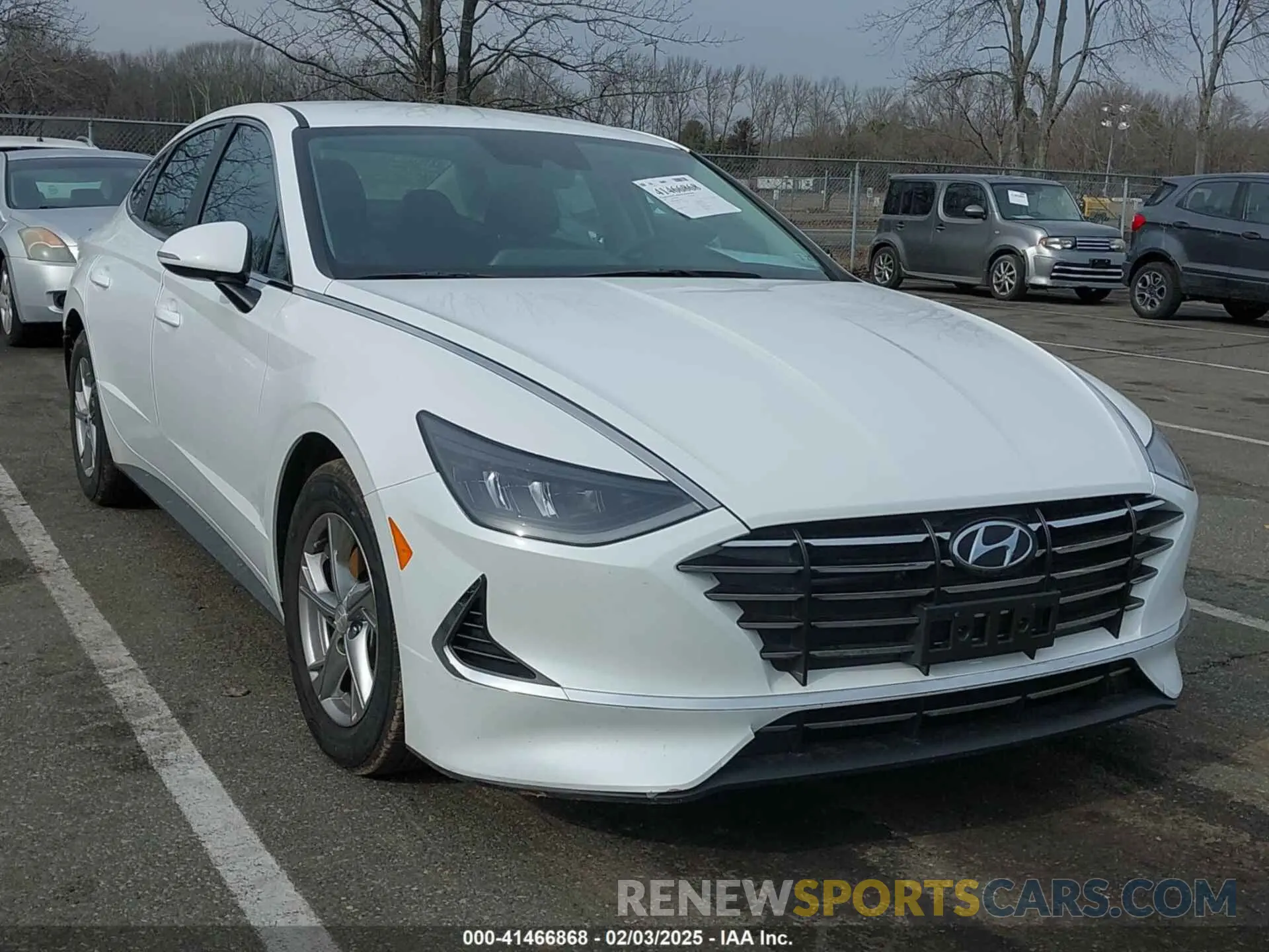1 Photograph of a damaged car 5NPEG4JA9NH147654 HYUNDAI SONATA 2022