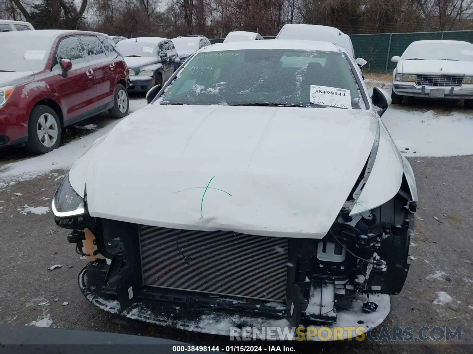 12 Photograph of a damaged car 5NPEG4JAXNH143533 HYUNDAI SONATA 2022