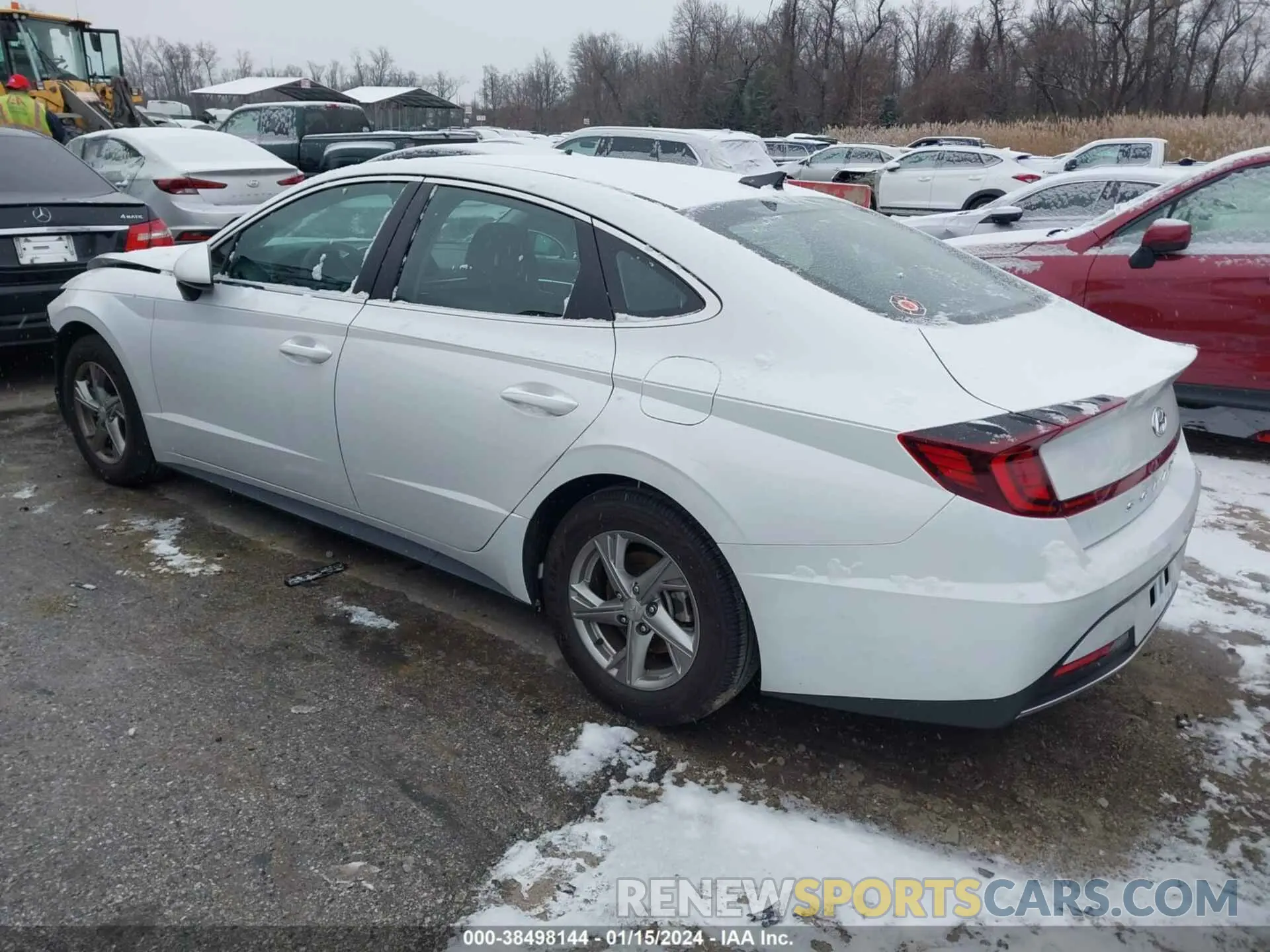 3 Photograph of a damaged car 5NPEG4JAXNH143533 HYUNDAI SONATA 2022