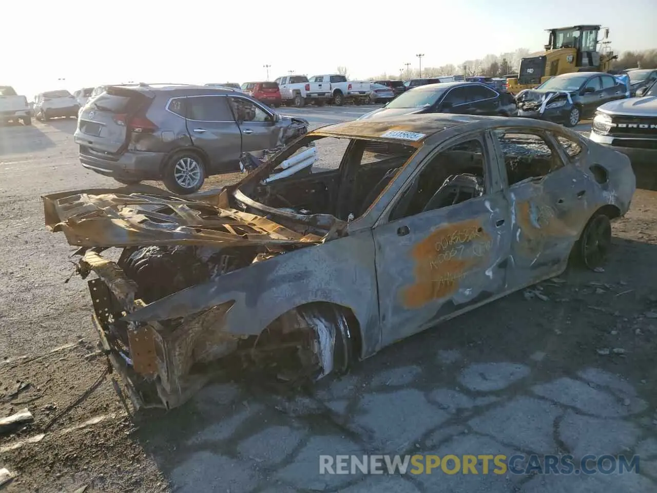 1 Photograph of a damaged car 5NPEG4JAXNH143936 HYUNDAI SONATA 2022