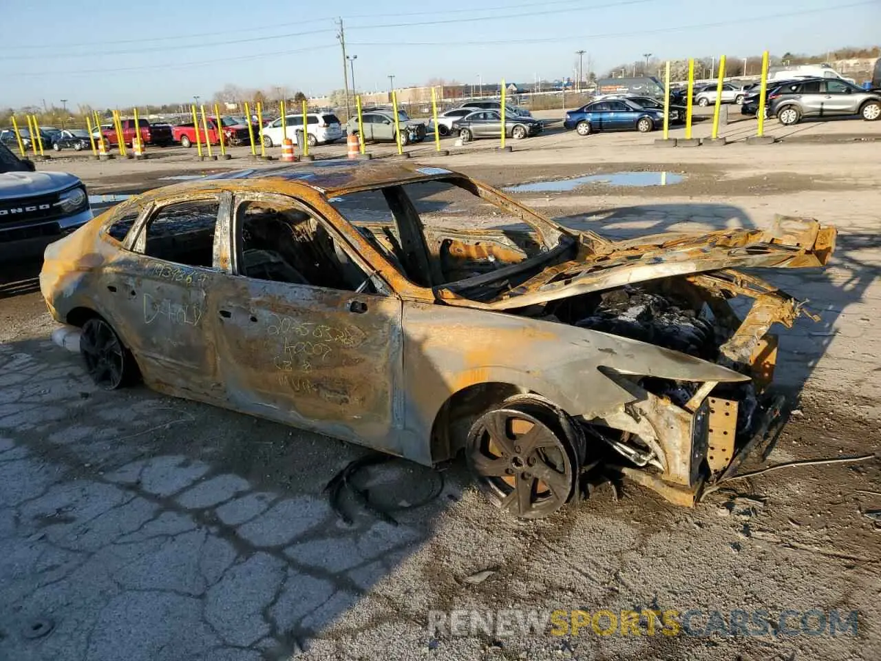 4 Photograph of a damaged car 5NPEG4JAXNH143936 HYUNDAI SONATA 2022