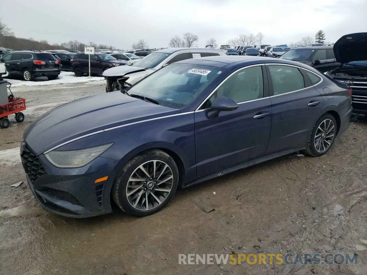 1 Photograph of a damaged car 5NPEH4J22NH146951 HYUNDAI SONATA 2022