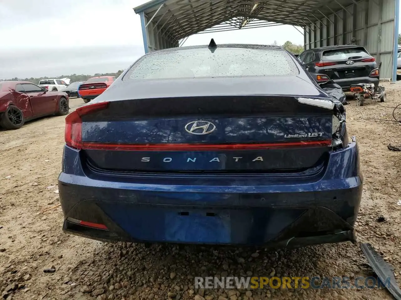 6 Photograph of a damaged car 5NPEH4J23NH137952 HYUNDAI SONATA 2022