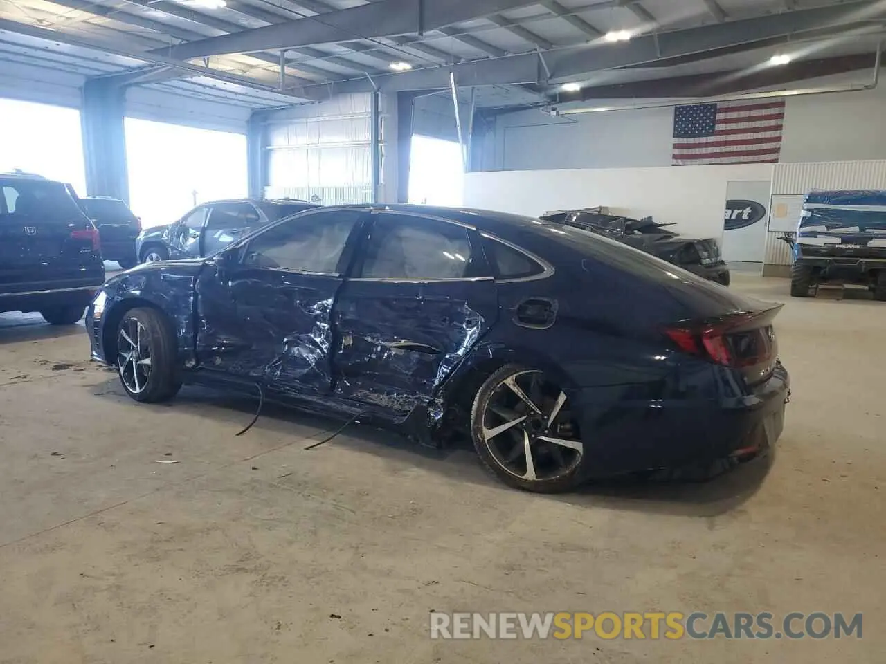 2 Photograph of a damaged car 5NPEJ4J20NH141722 HYUNDAI SONATA 2022