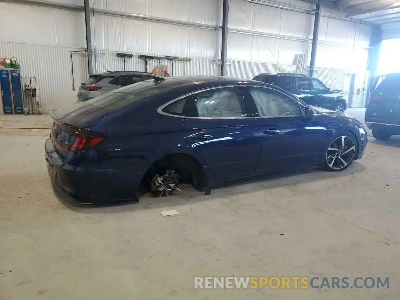 3 Photograph of a damaged car 5NPEJ4J20NH141722 HYUNDAI SONATA 2022