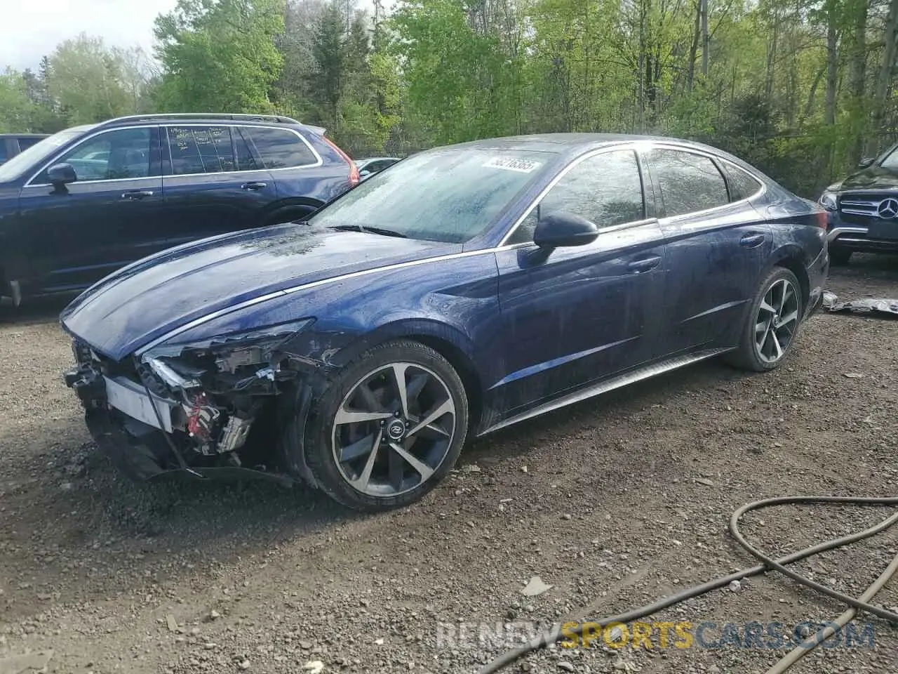 1 Photograph of a damaged car 5NPEJ4J20NH149660 HYUNDAI SONATA 2022