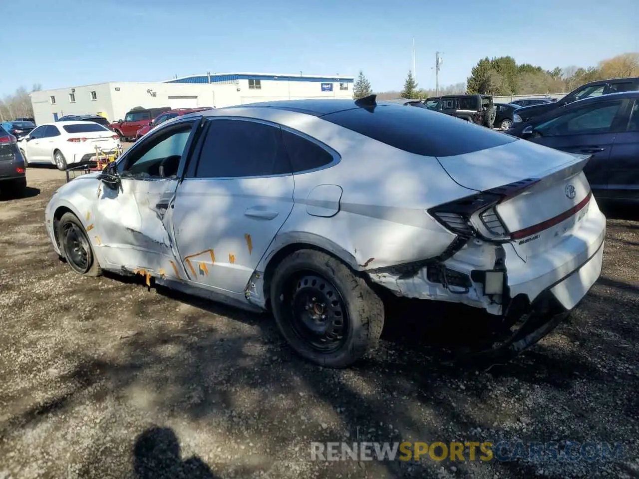 2 Photograph of a damaged car 5NPEJ4J21NH136674 HYUNDAI SONATA 2022