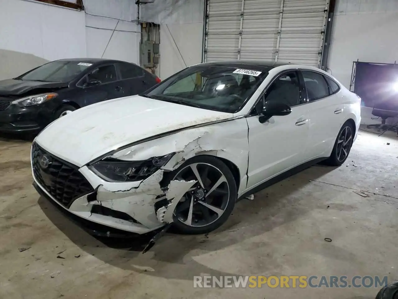 1 Photograph of a damaged car 5NPEJ4J21NH141969 HYUNDAI SONATA 2022