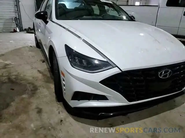 10 Photograph of a damaged car 5NPEJ4J21NH141969 HYUNDAI SONATA 2022