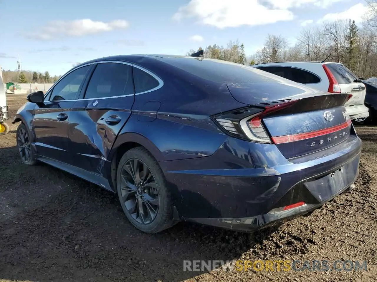 2 Photograph of a damaged car 5NPEJ4J22NH148767 HYUNDAI SONATA 2022