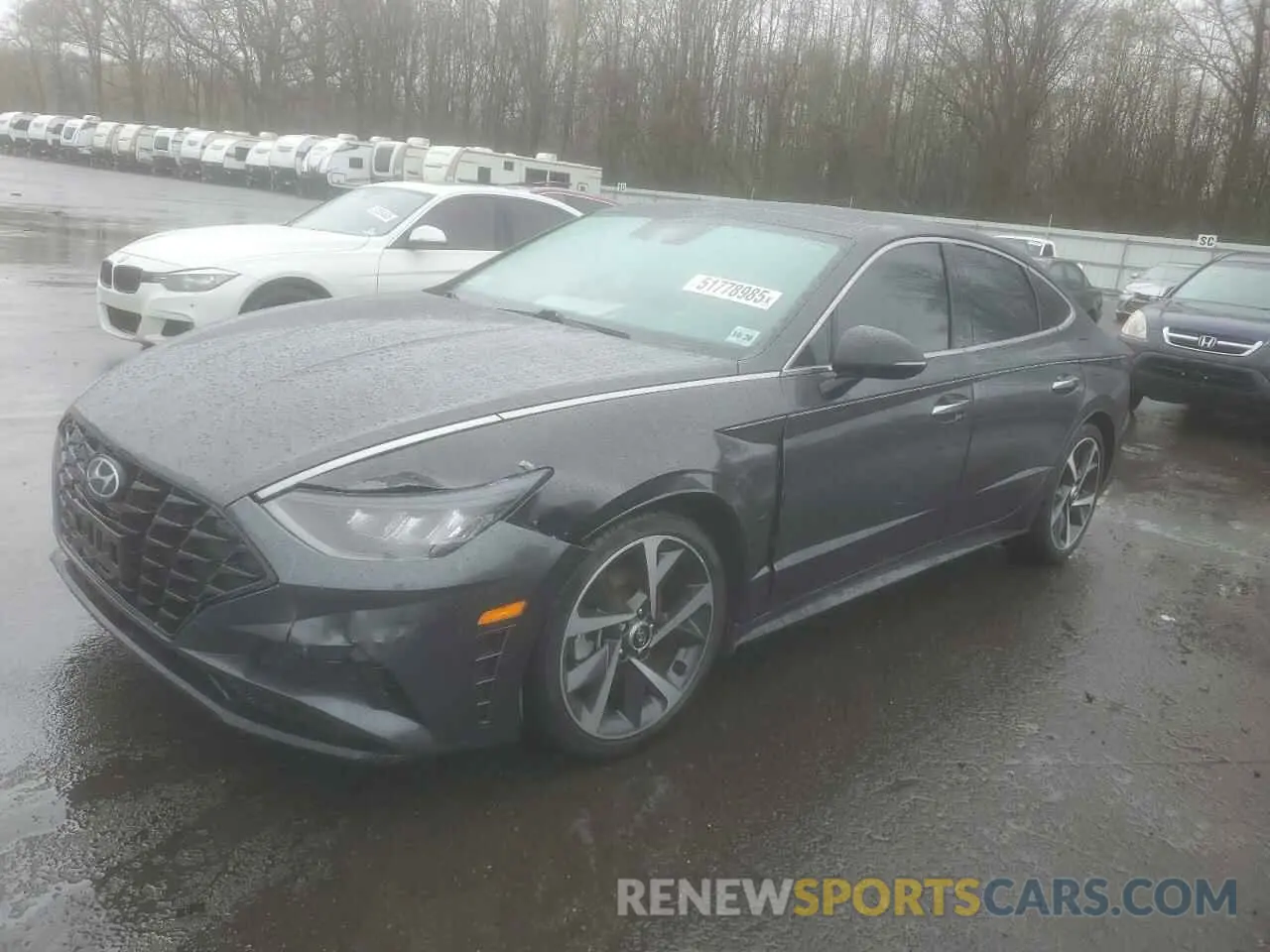 1 Photograph of a damaged car 5NPEJ4J23NH140239 HYUNDAI SONATA 2022