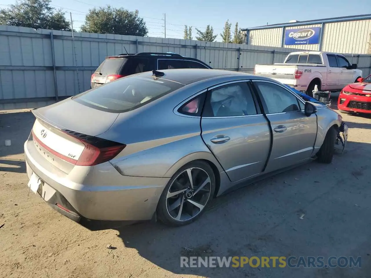 3 Photograph of a damaged car 5NPEJ4J25NH139111 HYUNDAI SONATA 2022