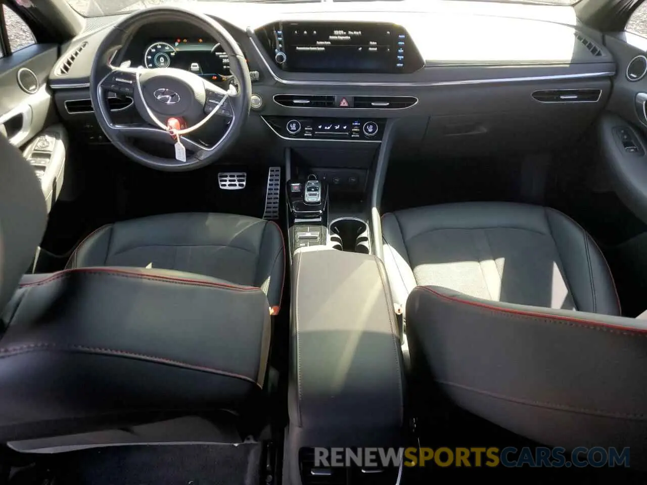 8 Photograph of a damaged car 5NPEJ4J25NH139254 HYUNDAI SONATA 2022