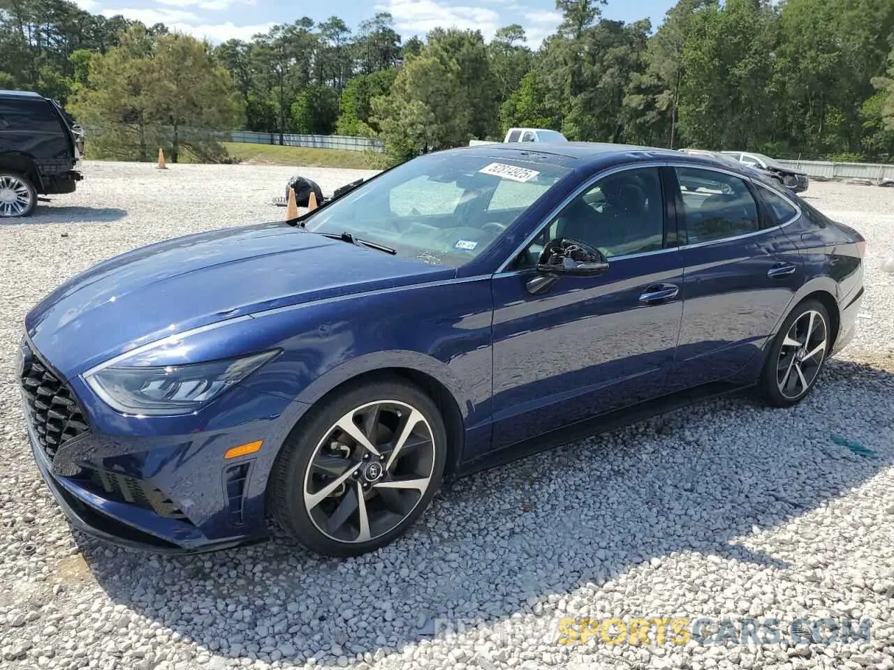 1 Photograph of a damaged car 5NPEJ4J25NH148875 HYUNDAI SONATA 2022