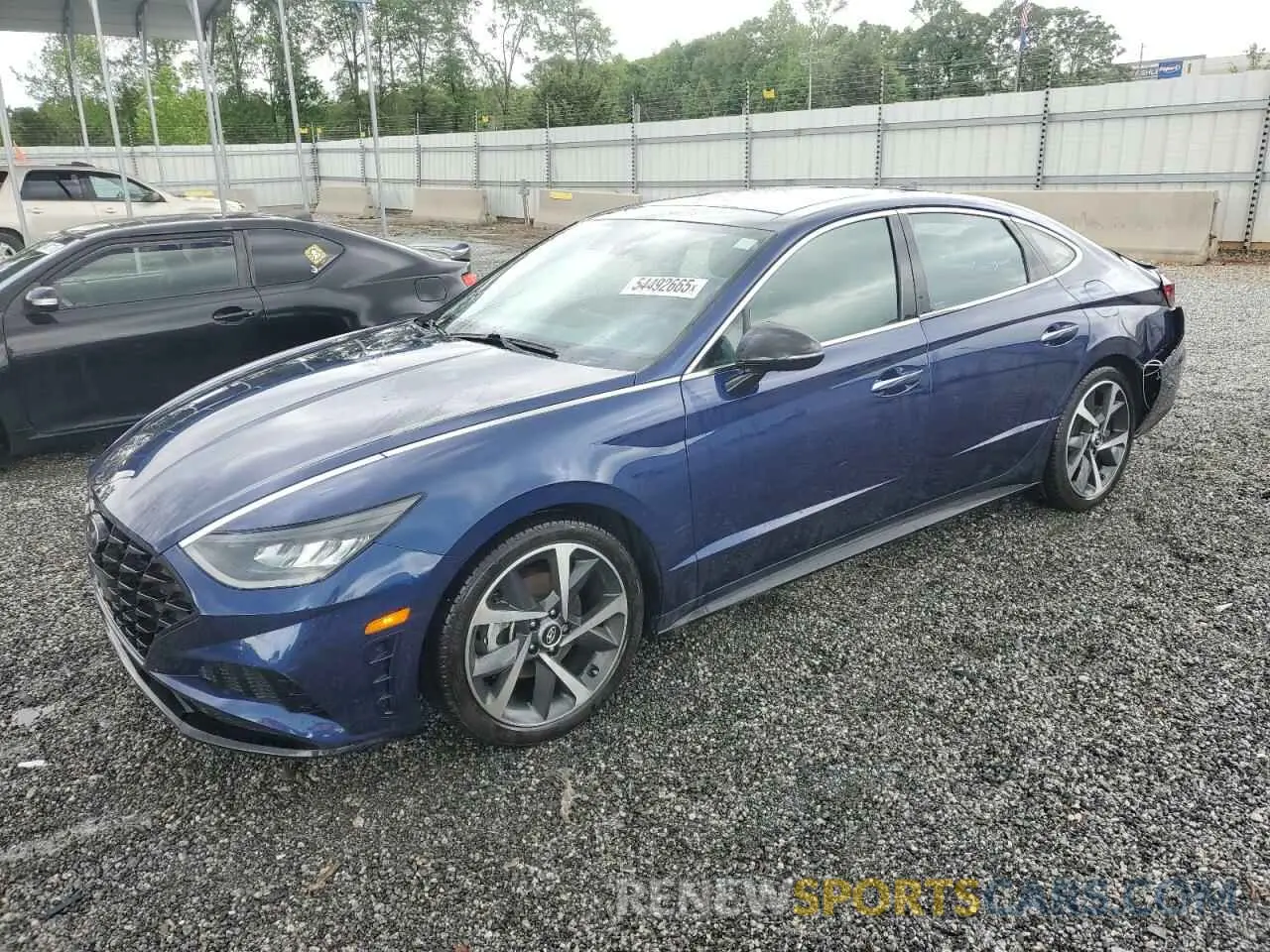 1 Photograph of a damaged car 5NPEJ4J27NH150126 HYUNDAI SONATA 2022