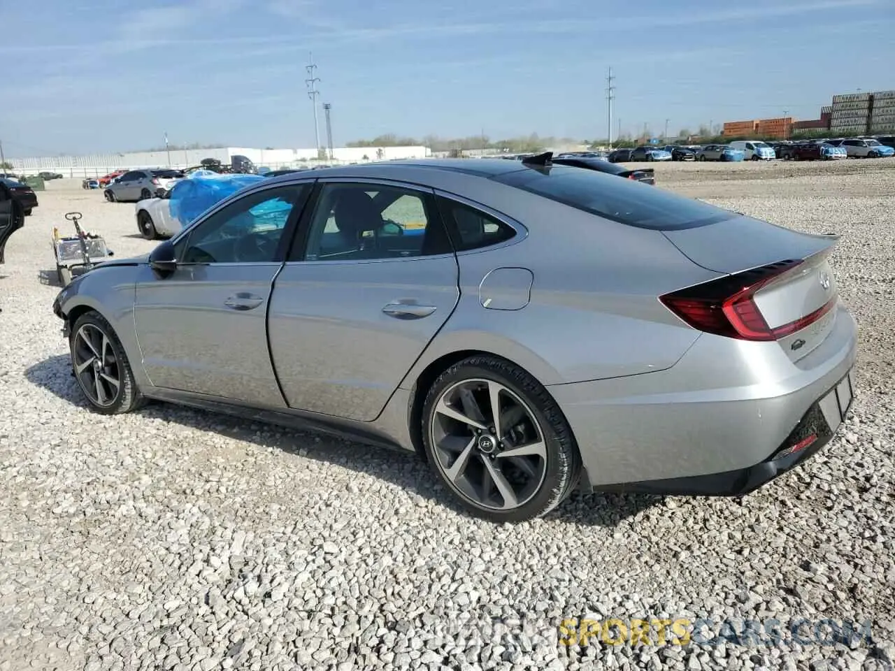 2 Photograph of a damaged car 5NPEJ4J29NH137488 HYUNDAI SONATA 2022