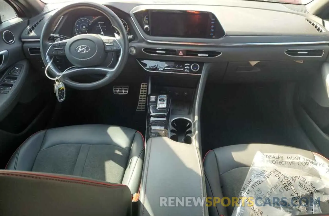 8 Photograph of a damaged car 5NPEJ4J29NH141699 HYUNDAI SONATA 2022