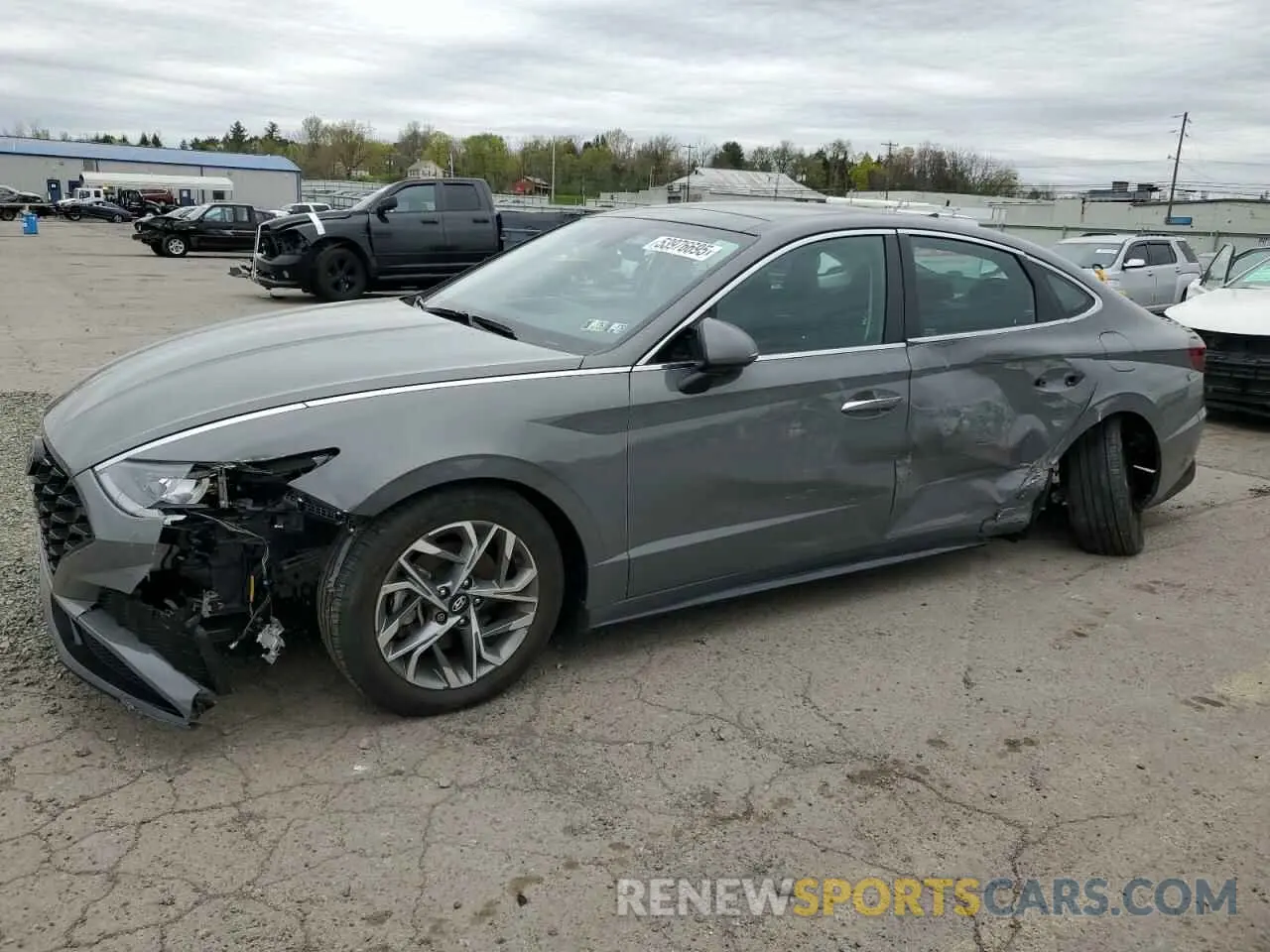 1 Photograph of a damaged car KMHL14JA2NA209651 HYUNDAI SONATA 2022