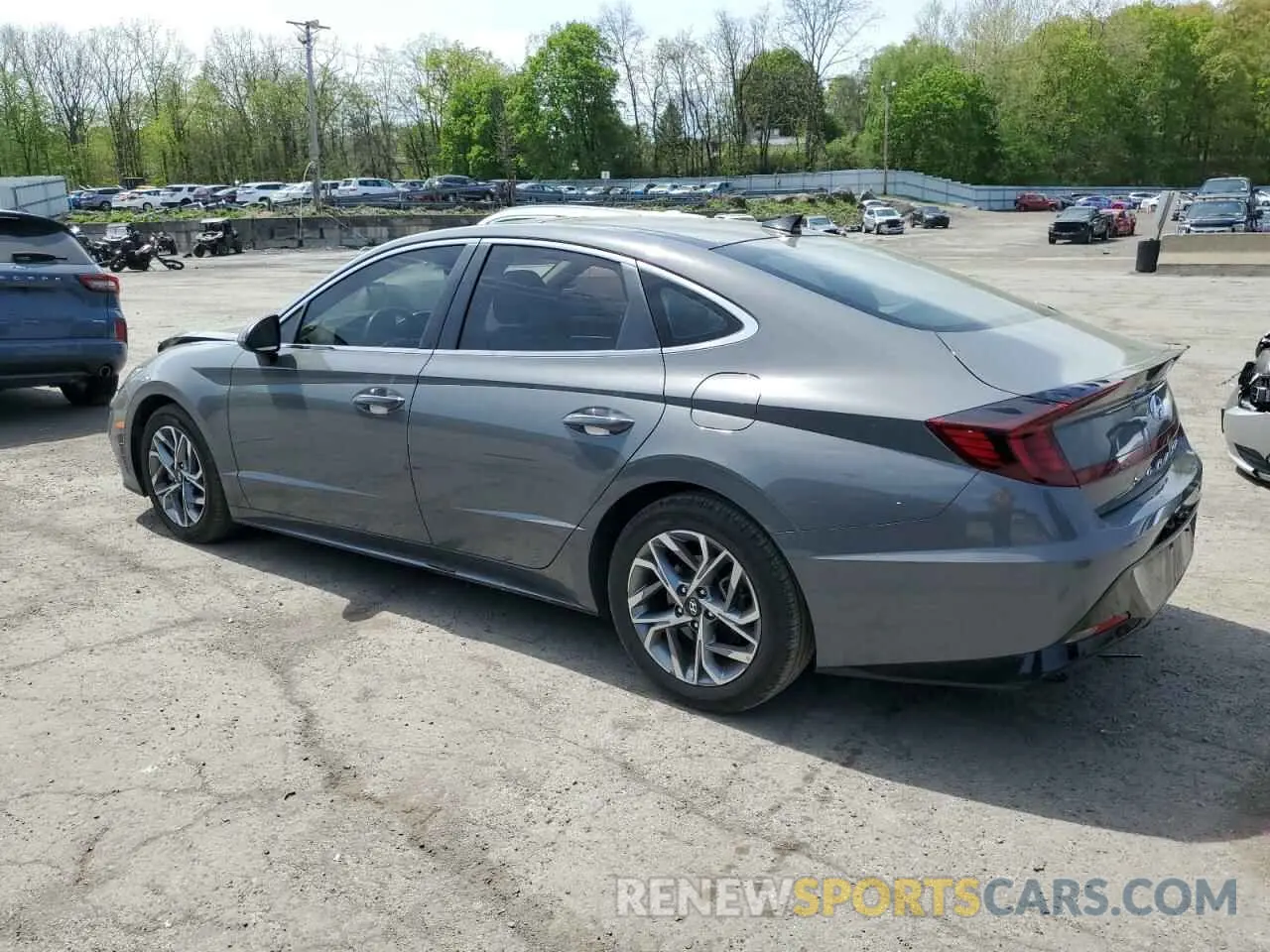 2 Photograph of a damaged car KMHL14JA4NA212406 HYUNDAI SONATA 2022