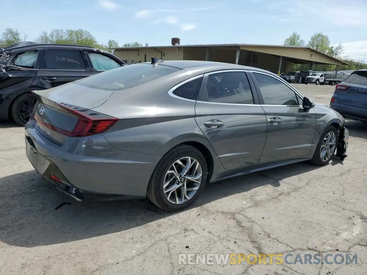 3 Photograph of a damaged car KMHL14JA4NA212406 HYUNDAI SONATA 2022