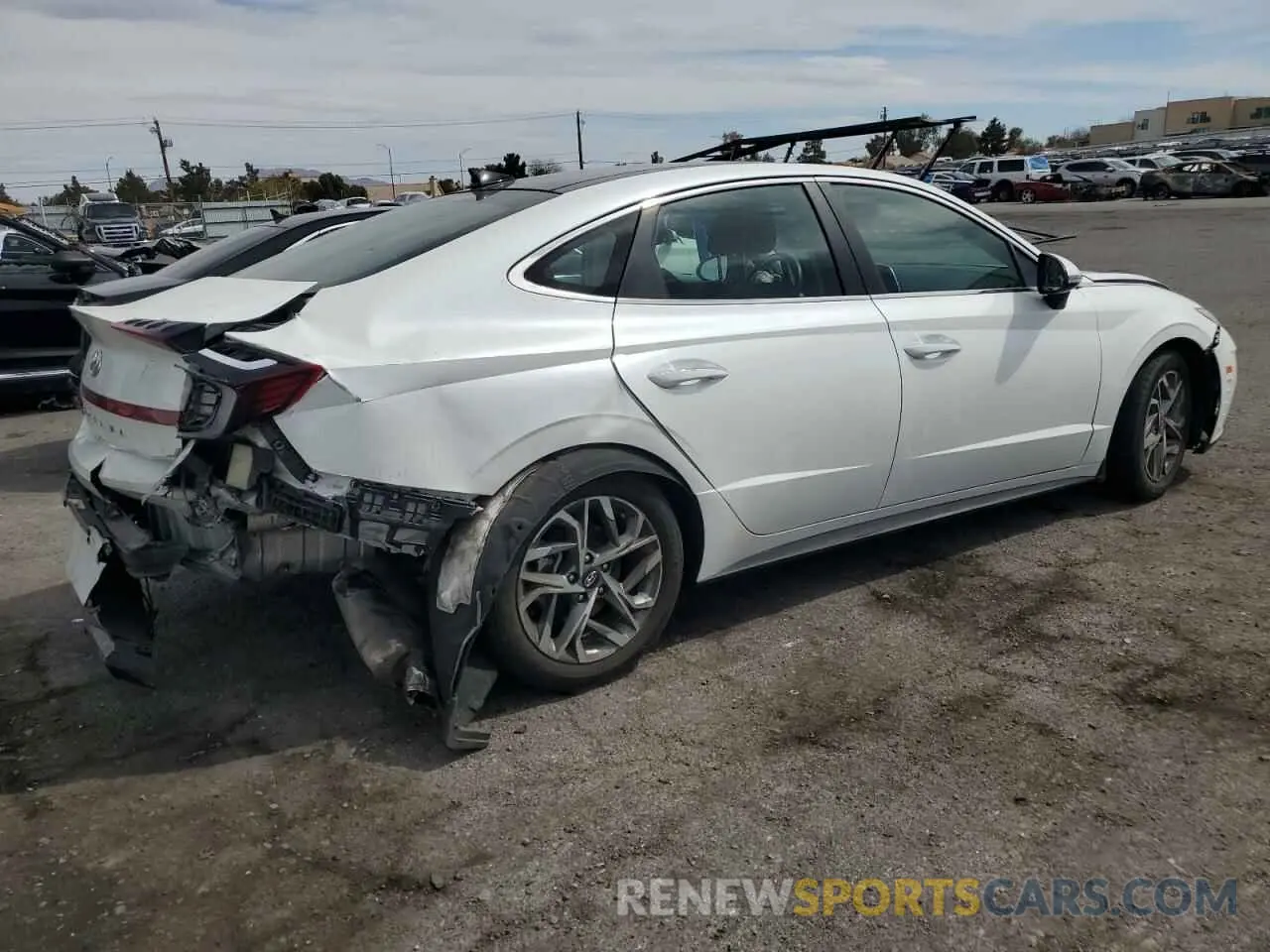 3 Photograph of a damaged car KMHL14JA6NA218692 HYUNDAI SONATA 2022
