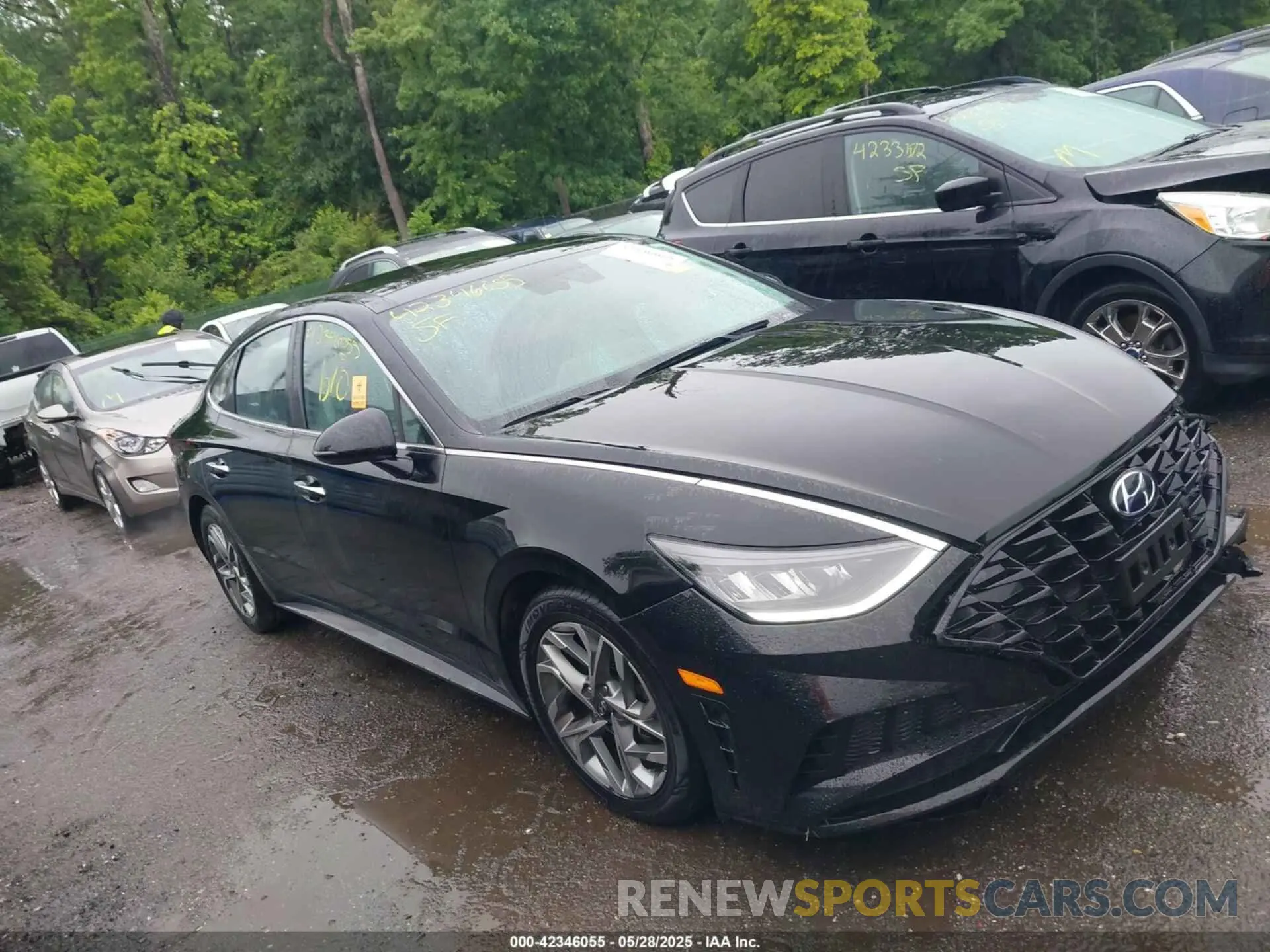 1 Photograph of a damaged car KMHL14JAXNA220414 HYUNDAI SONATA 2022