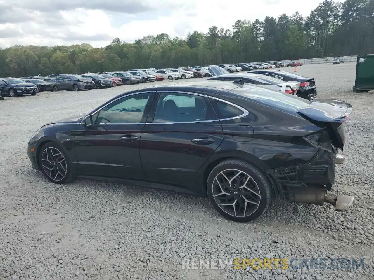 2 Photograph of a damaged car KMHL14JC1NA227639 HYUNDAI SONATA 2022