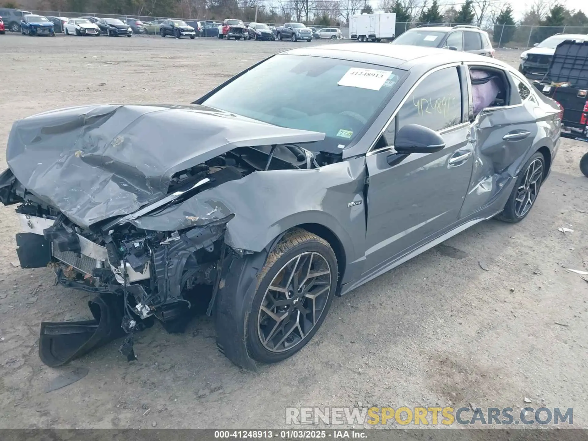 2 Photograph of a damaged car KMHL14JC2NA228041 HYUNDAI SONATA 2022