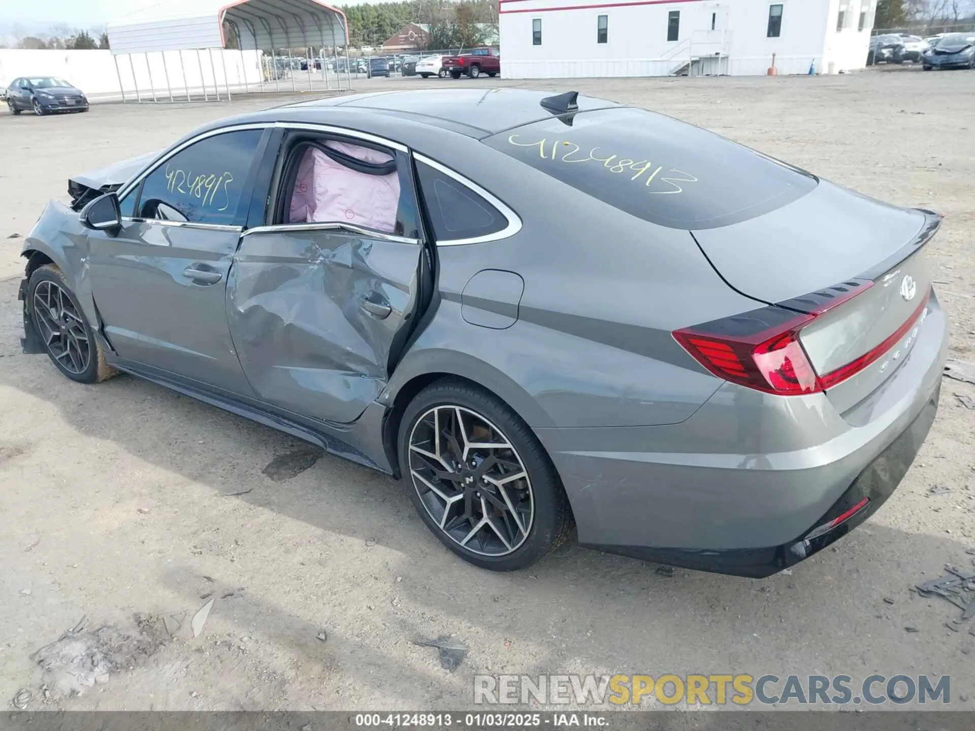 3 Photograph of a damaged car KMHL14JC2NA228041 HYUNDAI SONATA 2022