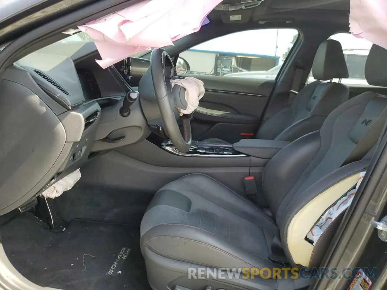 7 Photograph of a damaged car KMHL14JC6NA245490 HYUNDAI SONATA 2022