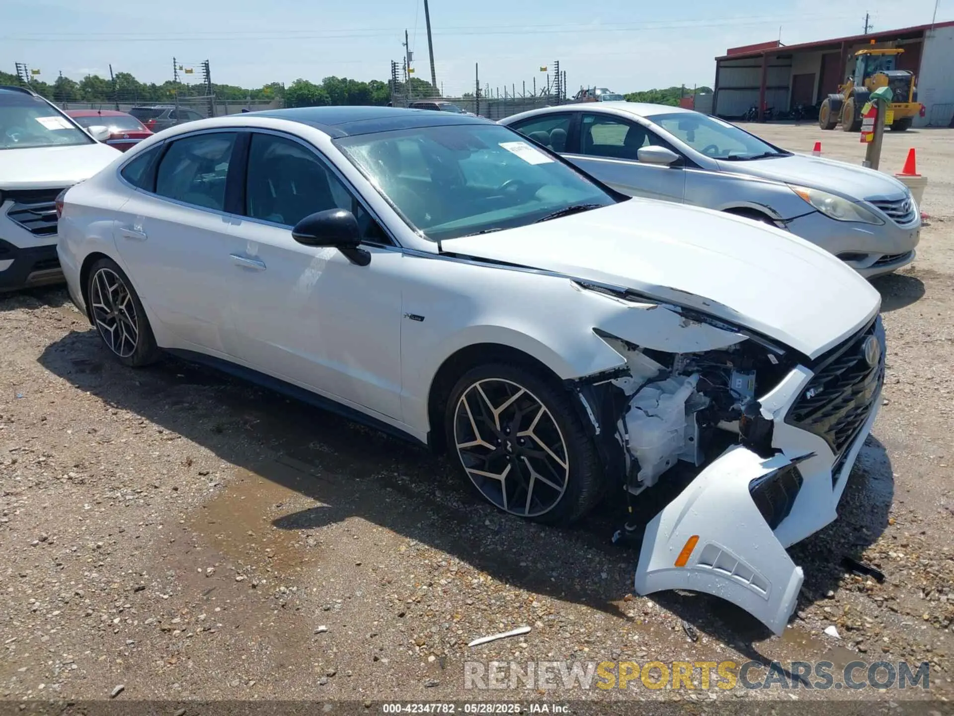 1 Photograph of a damaged car KMHL14JC9NA221281 HYUNDAI SONATA 2022