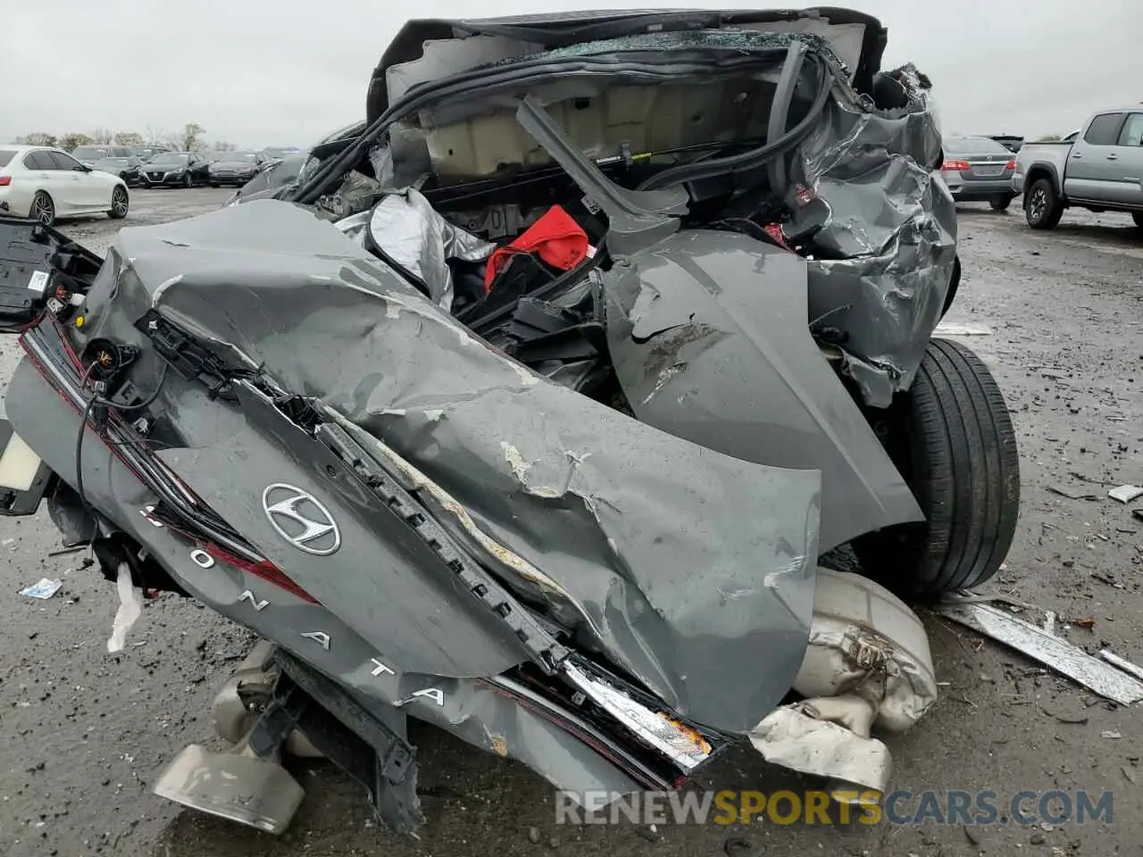 6 Photograph of a damaged car KMHL14JCXNA244939 HYUNDAI SONATA 2022